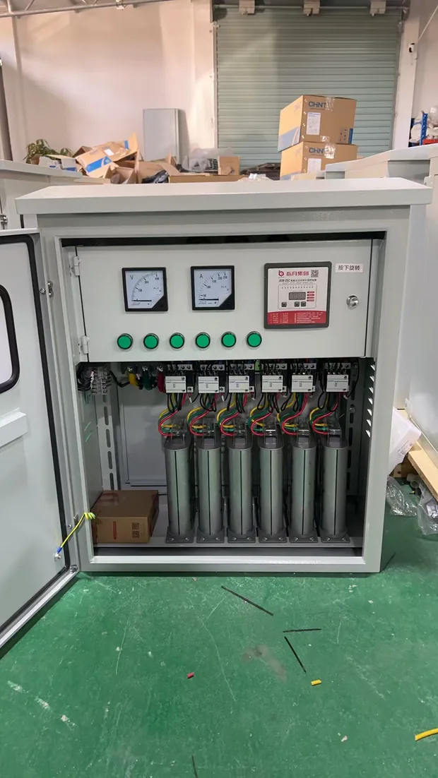 AfriPFC power factor correction unit installed on site